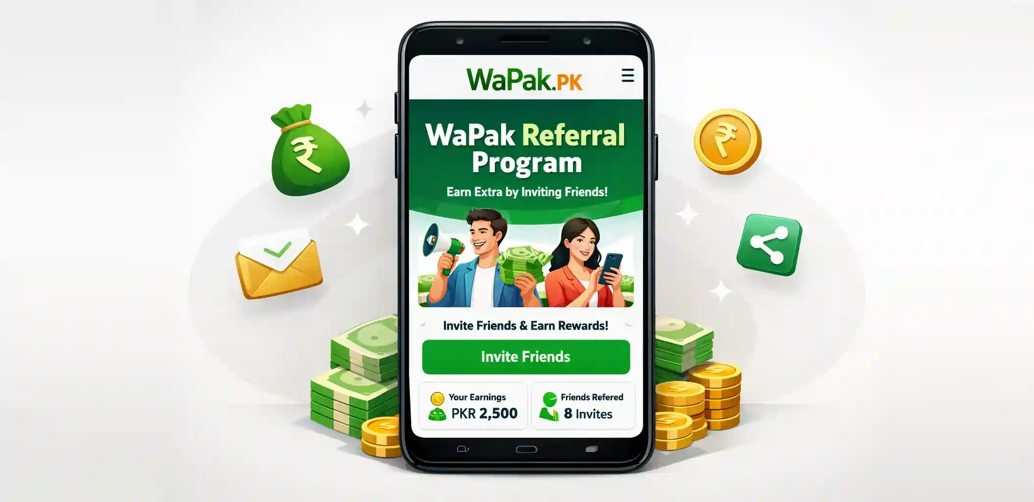 WaPak Referral Program | Earn Extra by Inviting Friends